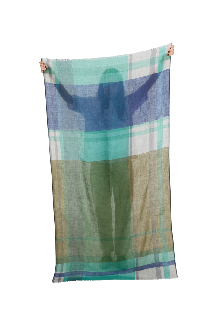 Scarf Blue Green Divine