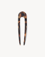 French Hair Pin Blonde Checker