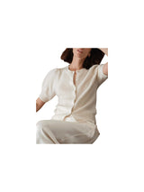 Sheila Puff Cardi Ivory