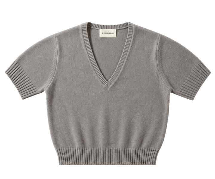 Eira V-Neck in Stone