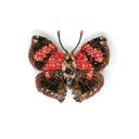 Brooch Scarlet Leafwig Butterfly