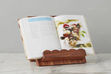 Scalloped Wood Book Stand