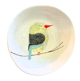 Bowl Large Bird White