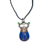 Lapis Scarab Necklace