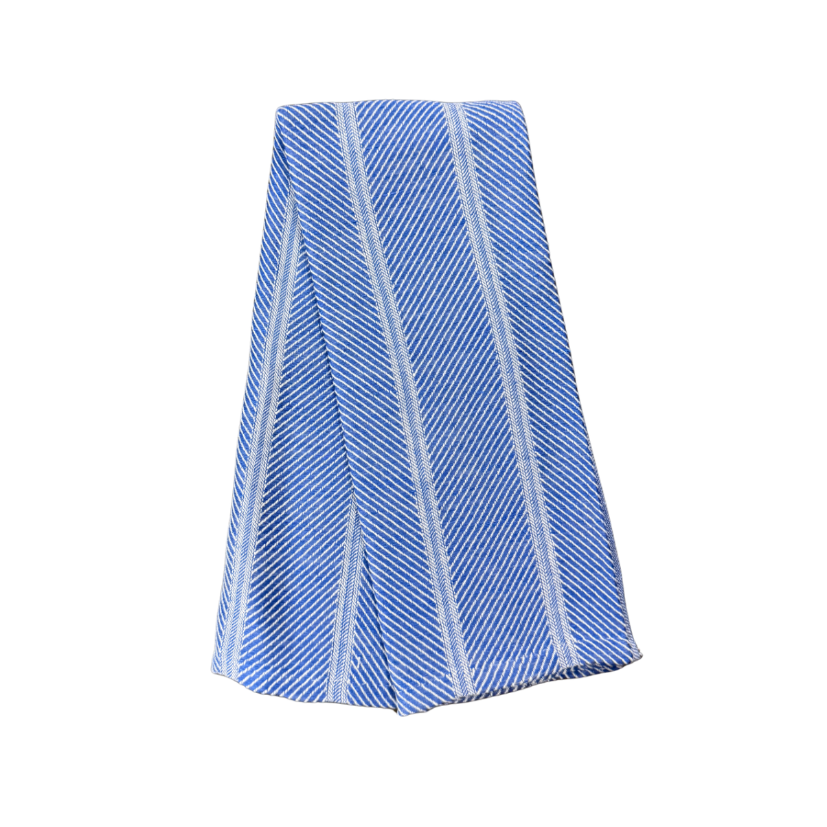 Embroidered Kitchen Towel Twill Blue