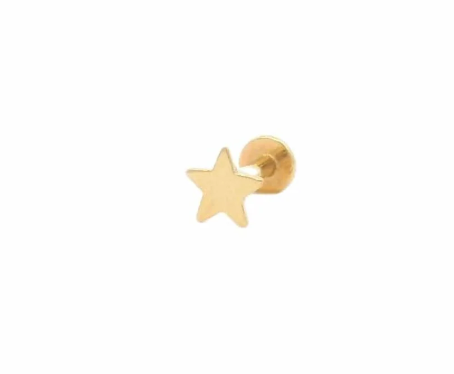 Flat Back Stud Star