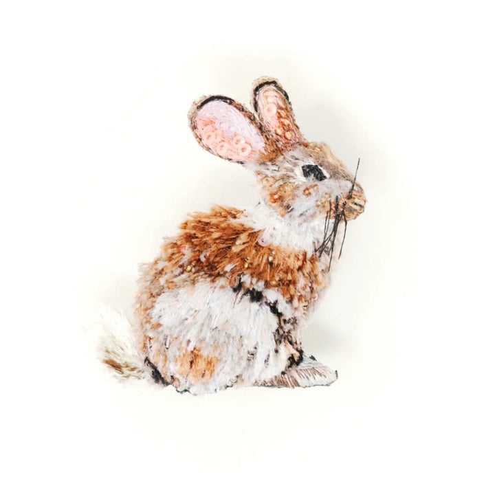 Brooch Happy Rabbit