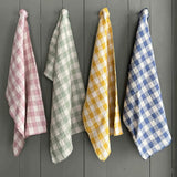 Kitchen Towel Gingham Rose
