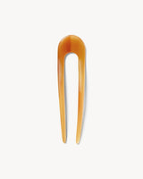 French Hair Pin Cognac