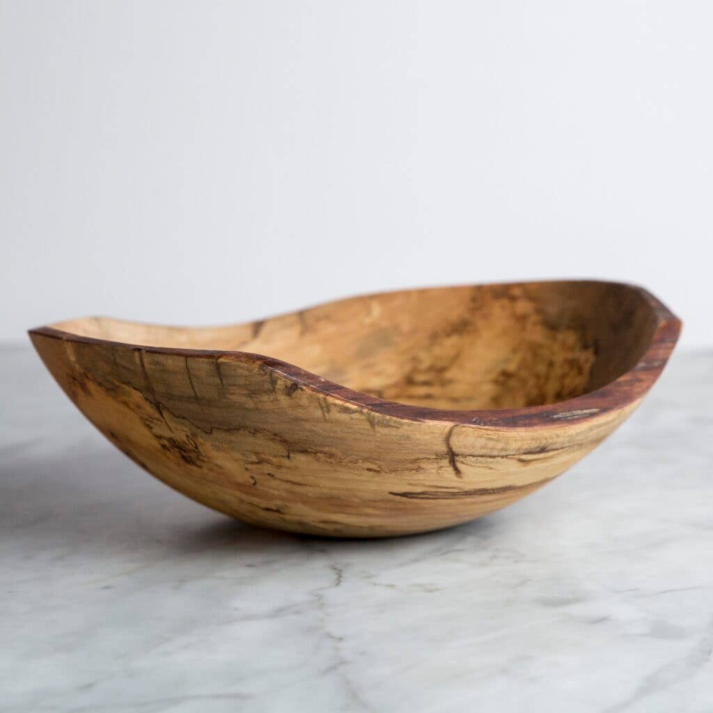 21" Spalted Maple Oval Bowl