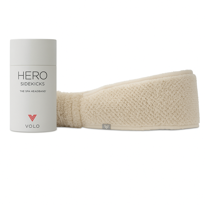 Spa Headband Salt White