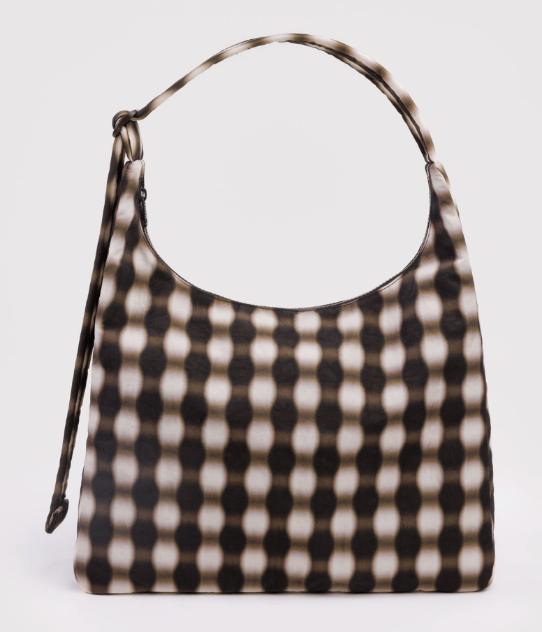Shoulder Bag Blurred Gingham