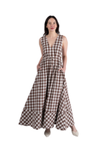 Laurel Chocolate Gingham Dress