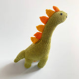 Knitted Brachiosaurus Dinosaur Rattle Toy