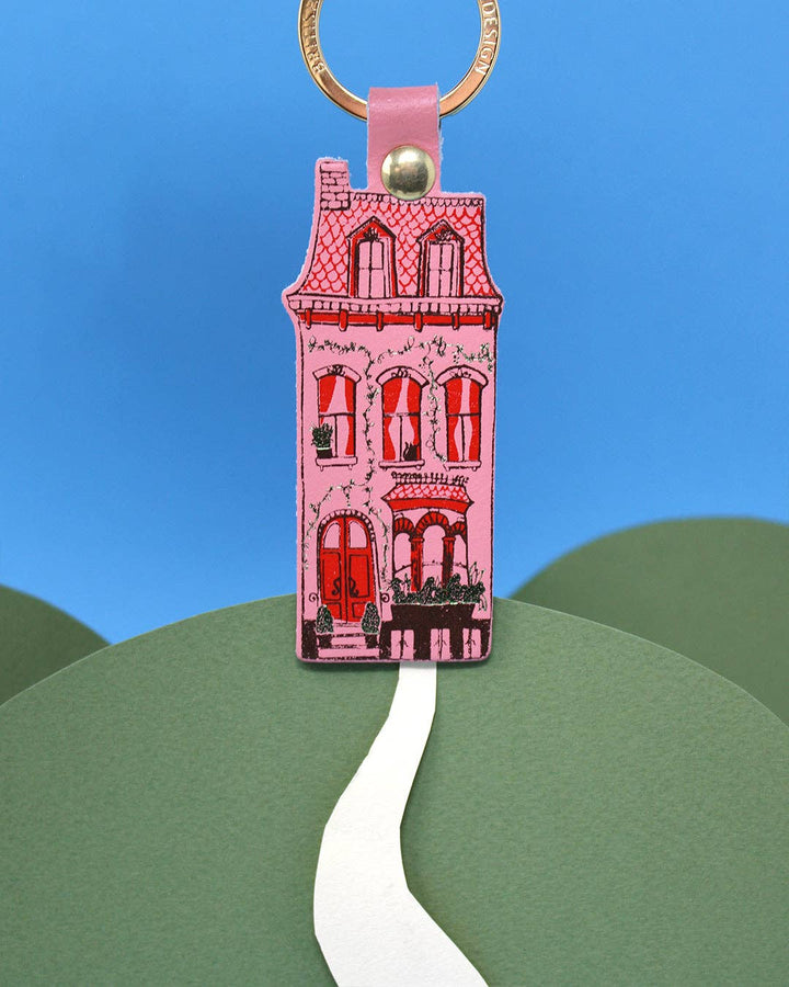 Key Chain Dolls House Pale Pink