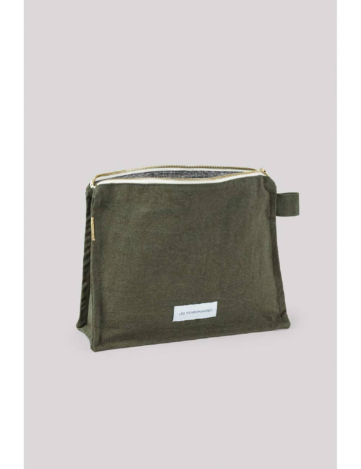 Toiletry Bag in Capre Green