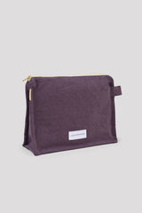 Toiletry Bag in Eggplant Purple