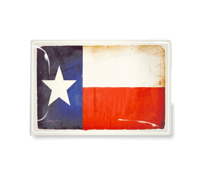 Decoupage Tray Texas Flag