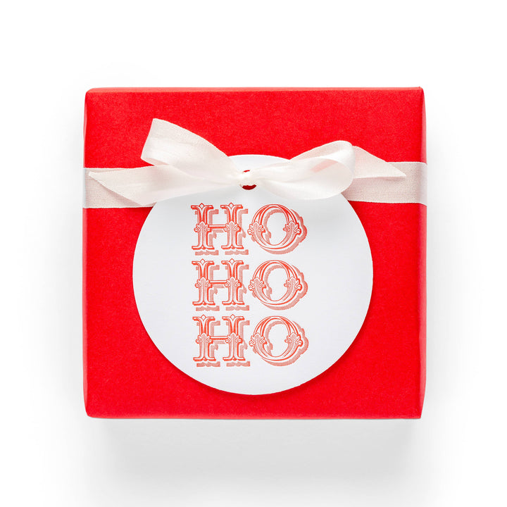 Color Box Gift Tags HO HO HO
