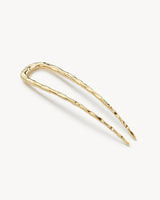 Midi Wavy French Hair Pin Gold