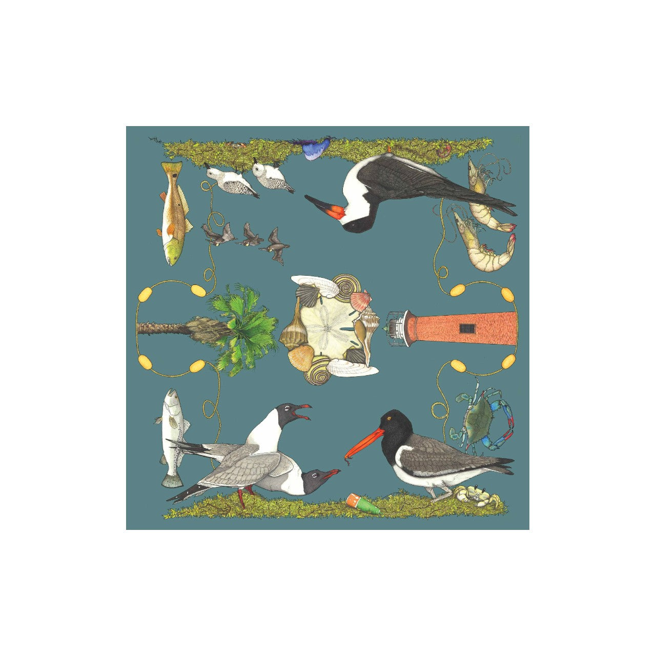 Kerr Chief Pocket Square Gulf Coast Abismo