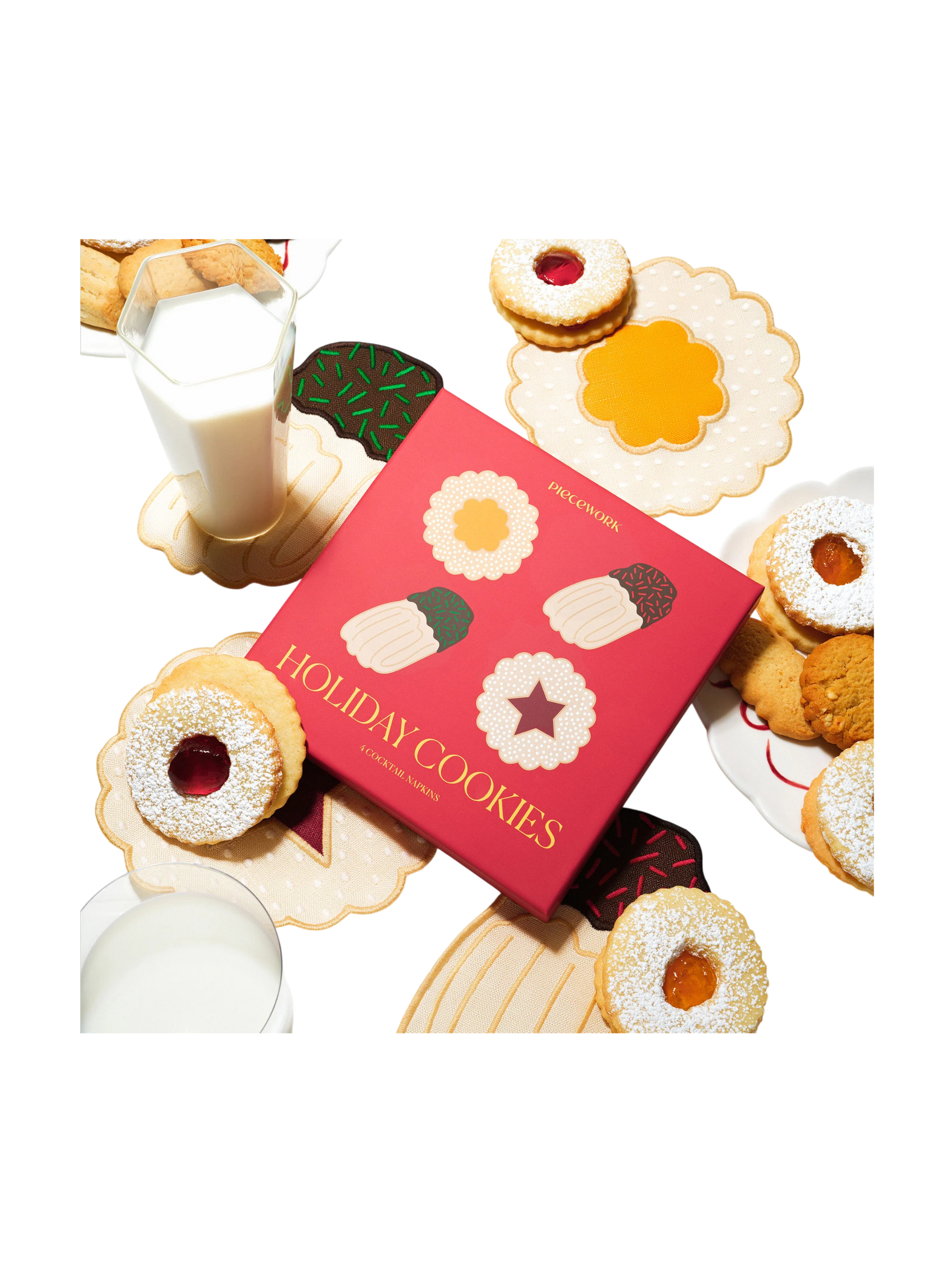 Holiday Cookies Cocktail Napkins