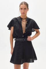 Shirt Linen Willow Black