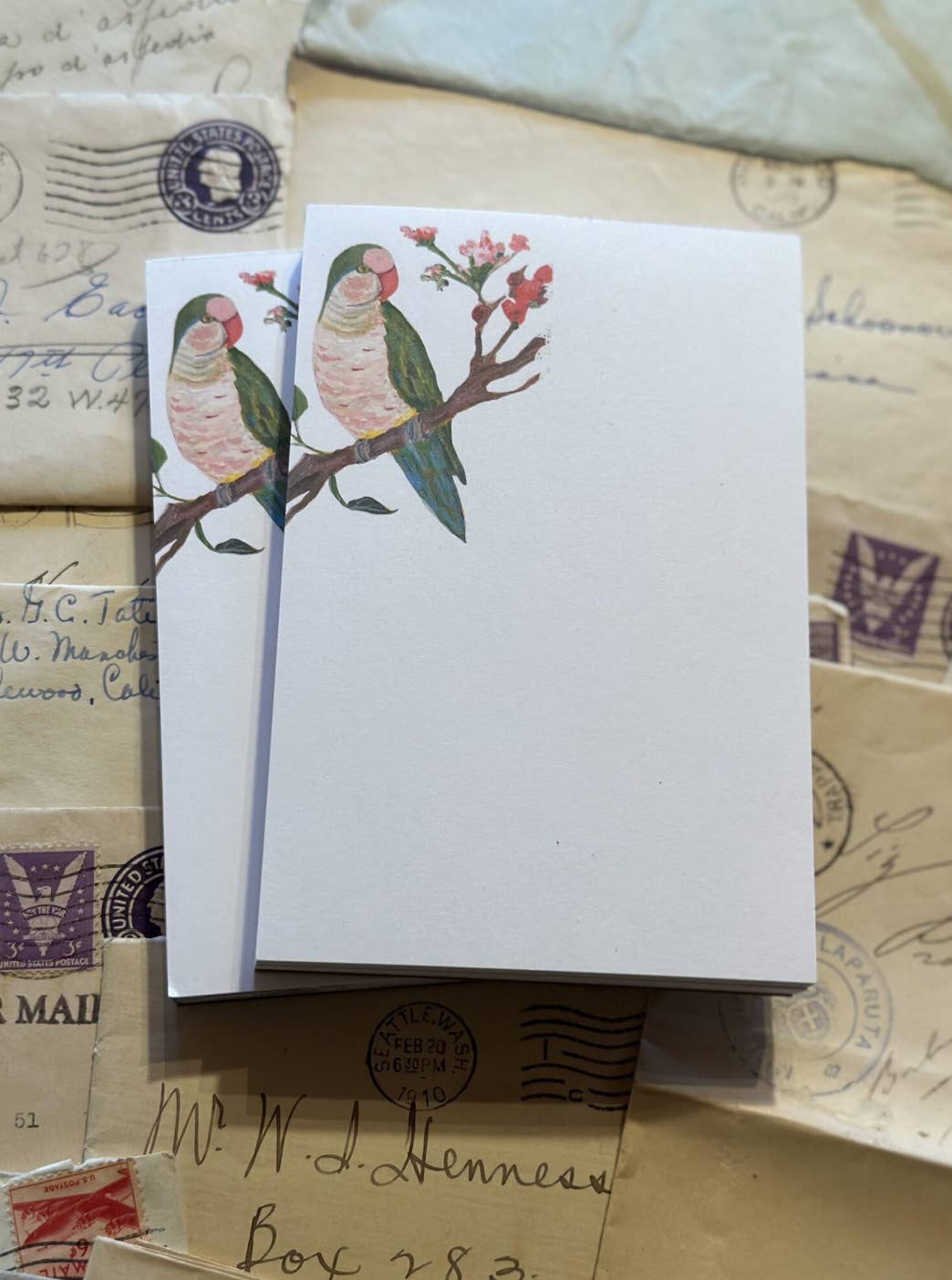 Carpe Notepad Bird & Blossom