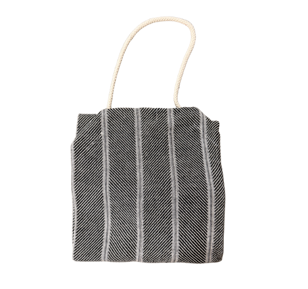 Embroidered Apron Twill Black