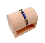 Lapis Tube Bracelet