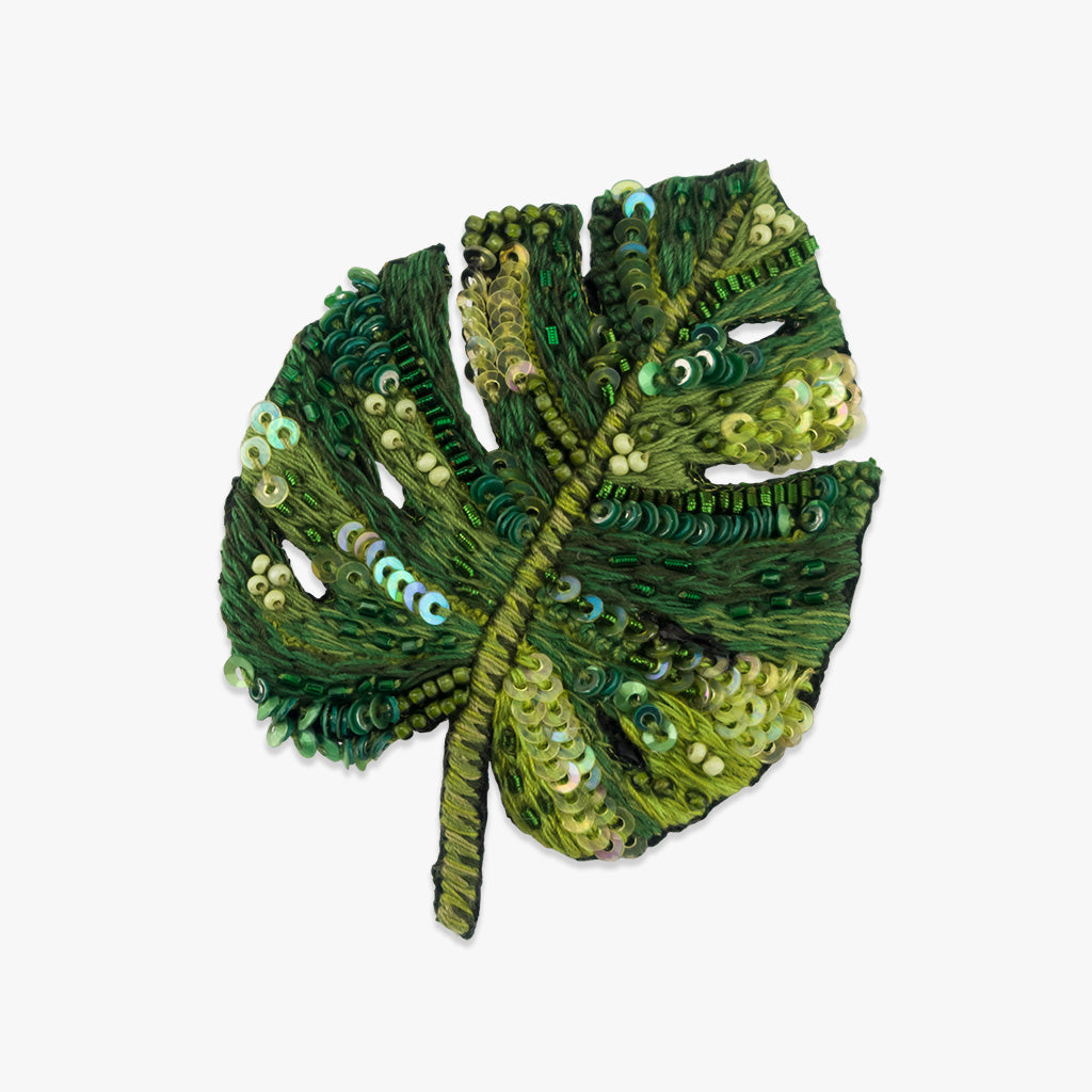 Brooch Monstera