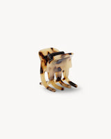 Mini Hair Clip Blonde Tortoise
