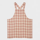 Apron Gingham Rose