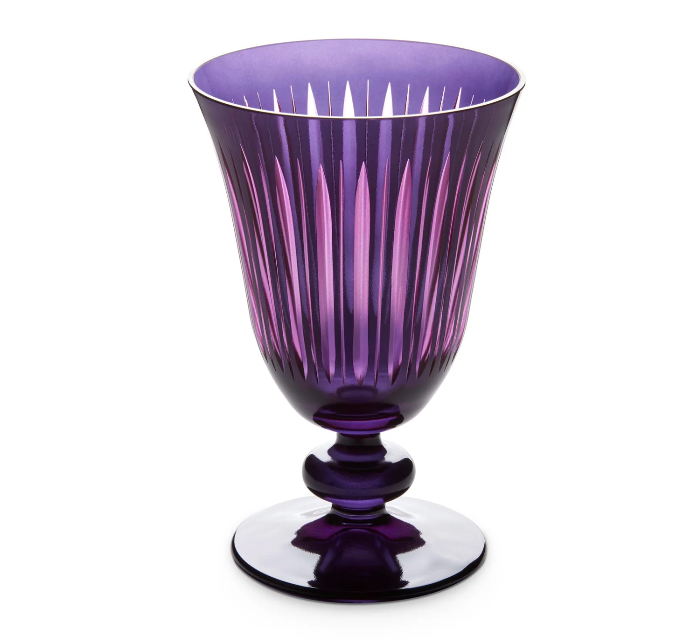 Prism Purple Wine Glasses Set of 4