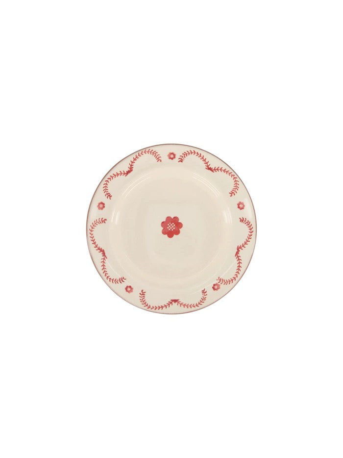 Viana Pink Plate Dessert Set 4