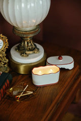 Ceramic Candle French Linen