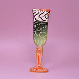 Wine Glass Bookmark Pale Pink