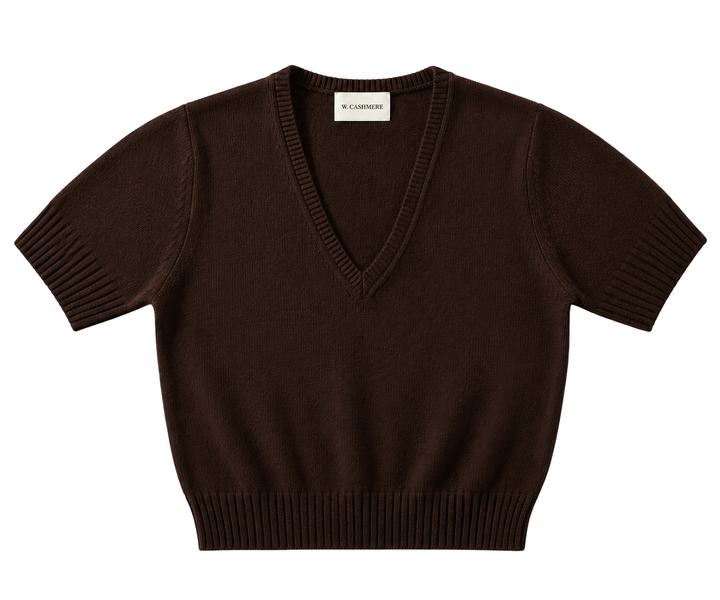 Eira V-Neck in Brown