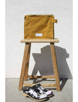 Toiletry Bag in Saffron Yellow