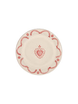 Viana Pink Plate Dinner Set 4