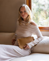 Wool Honey Clutch