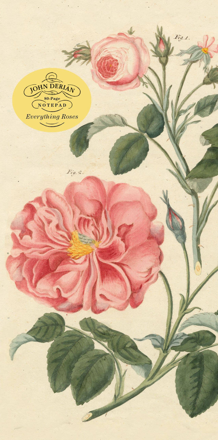 John Derian Everything Roses Notepad