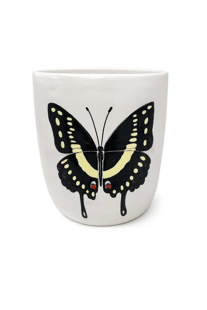 Small Vase Butterfly 2