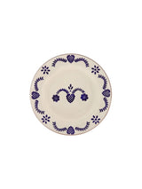 Viana Blue Plate Dinner Set 4