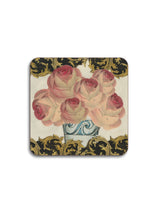 Coaster Set of 4 Roses & Bouquet
