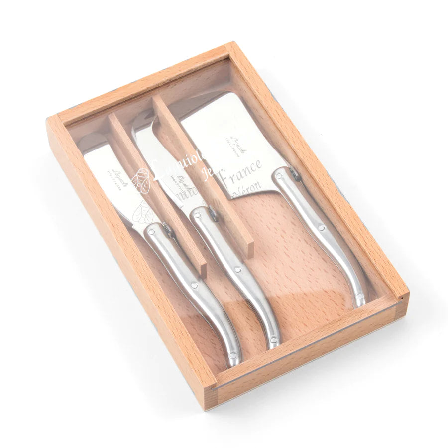 Laguiole Cheese Utensil Set Stainless Steel