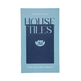 Mahjong Tile Set Blue & White