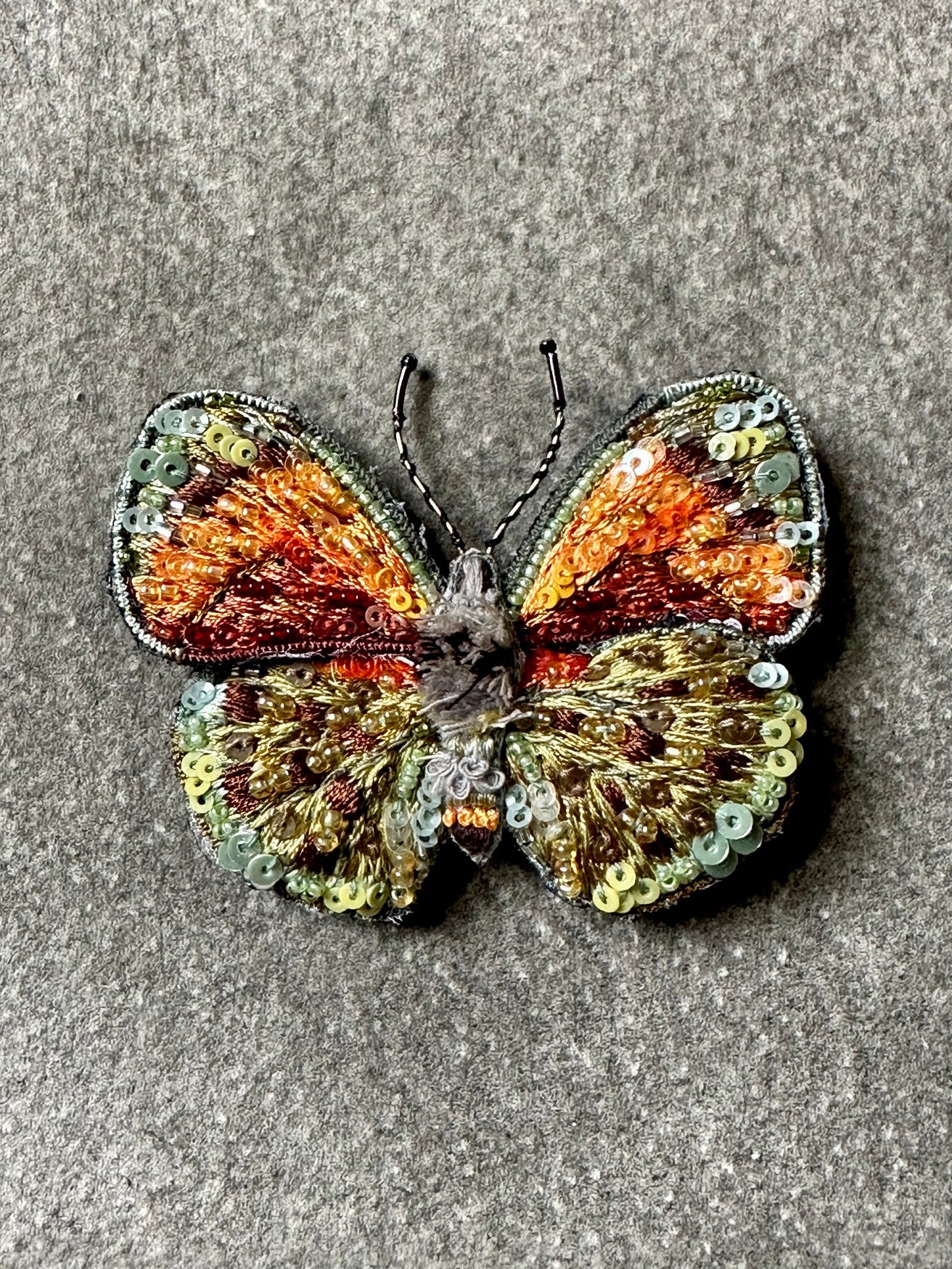 Brooch Provencal Hairstreak Butterfly
