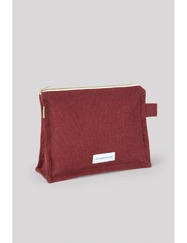 Toiletry Bag in Rust
