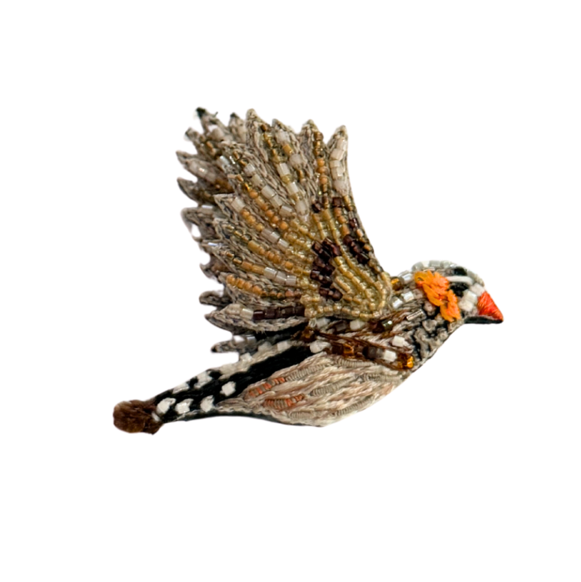 Brooch Zebra Finch